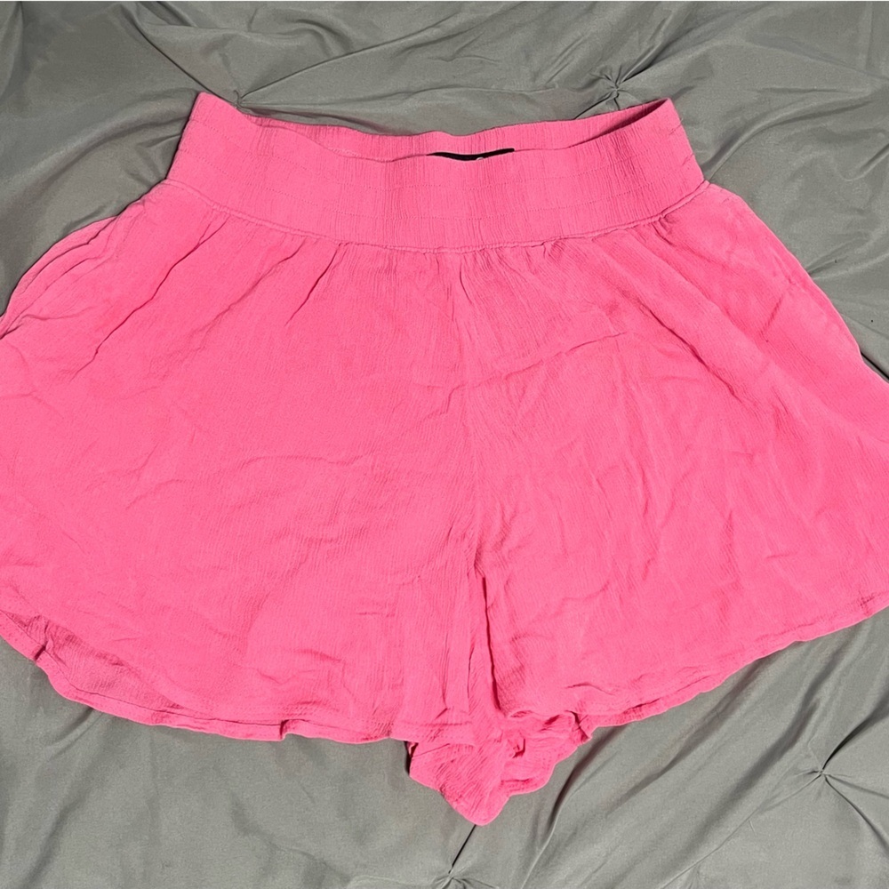 Hollister Bright Pink‎ Ultra High-Rise Shorts